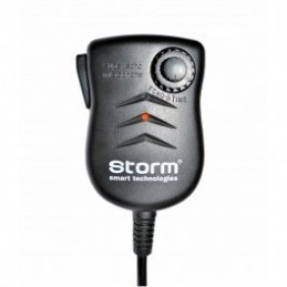 Microfon statie radio, ecou reblabil, Storm