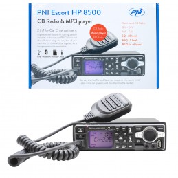 Statie radio CB si MP3 player PNI Escort HP 8500 ASQ alimentare 12V/24V