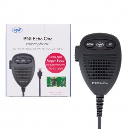 Microfon PNI Echo One pentru PNI HP 6500, HP 7120, Midland M-Mini USB cu modul de ecou si roger beep programabil