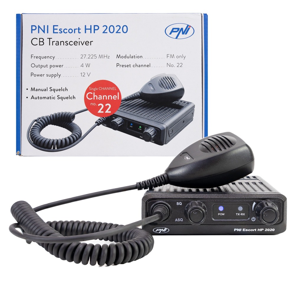 Statie radio CB PNI Escort HP 2020 un singur canal 22 frecventa 27.225 MHz