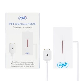 Detector inundatie PNI SafeHouse HS525 wireless pentru sistem de alarma la efractie