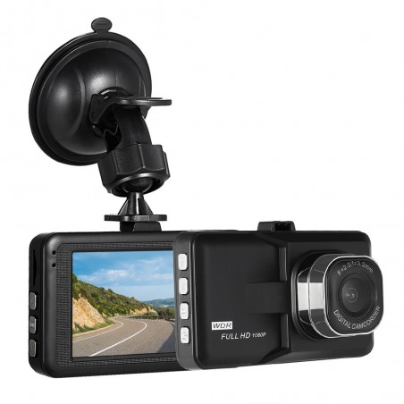 Camera Auto DVR T616 Black Box 3", 1080p, FullHD, 170 grade