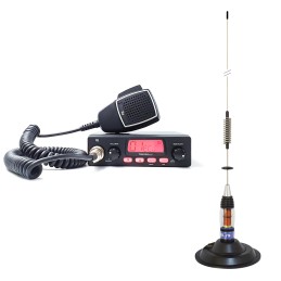 Kit Statie radio CB TTi TCB-550 EVO + Antena PNI ML70 cu magnet
