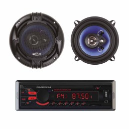 Pachet Radio MP3 player auto PNI Clementine 8440 4x45w + Difuzoare auto coaxiale PNI HiFi650